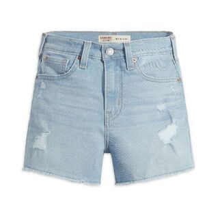 Girls Levi's High-Rise Cut-Off Denim Shorts Size 14